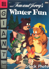 Tom and Jerry's Winter Fun #4 © 1955 Dell Giant